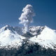 A plume of steam and ash billowing out of Mt. Saint Helens in 1982, two years after the most destructive eruption in US history. Image: Wikimedia